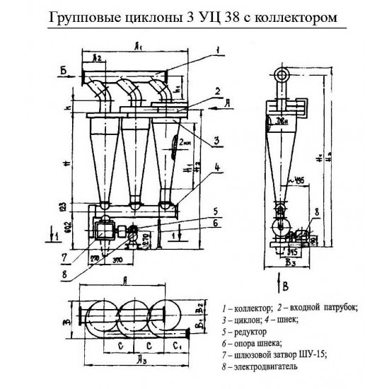 Циклон 3УЦ-38 Мельстроя